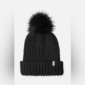 Brixton Black Dillon Pom Pom Beanie